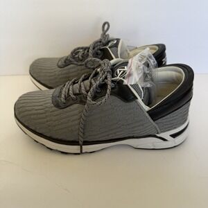 NEW ZEBA Hands Free Slip In Walking Shoes Gray Black Women's Size 7 EU 39